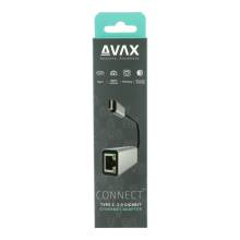 Avax AD604 CONNECT+ Type C 3.0 - Gigabit Ethernet adapter alumínium 5999574480606 Avax AD604 CONNECT+ Type C 3.0 - Gigabit Ethernet adapter alumínium 5999574480606