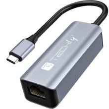 TECHLY  USB-C 3.0 to RJ45 Gigabit Converter Adapter IDATA-USB-ETGIGA-CA