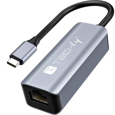 TECHLY USB-C 3.0 to RJ45 Gigabit Converter Adapter IDATA-USB-ETGIGA-CA TECHLY USB-C 3.0 to RJ45 Gigabit Converter Adapter IDATA-USB-ETGIGA-CA