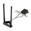 Asus PCE-BE92BT WiFi 7 PCI-E Adapter with 2 external antennas and magnetized base PCE-BE92BT