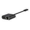 Belkin USB-C to Ethernet + Charge Adapter 100W Black INC019BTBK