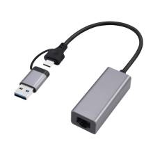 Gembird A-USB3AC-LAN2G-01 USB 2.5G Gigabit network adapter Space Grey A-USB3AC-LAN2G-01 Gembird A-USB3AC-LAN2G-01 USB 2.5G Gigabit network adapter Space Grey A-USB3AC-LAN2G-01