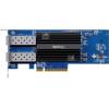 Synology E10G30-F2 Kétportos 10 GbE SFP+ bővítőkártya Synology rendszerekhez E10G30-F2