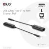 Club3D USB 5Gbps Type-C to RJ45 Ethernet M/F Black CAC-2530