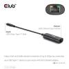 Club3D USB 5Gbps Type-C to RJ45 Ethernet M/F Black CAC-2530