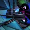 Sharkoon 4-portos USB3.2 HUB Aluminium Black 4044951037582