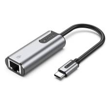 Vention USB-C to Gigabit Ethernet Adapter Grey CFNHB
