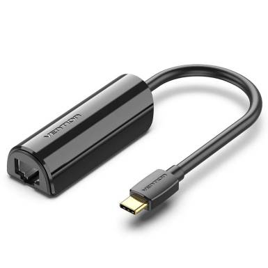 Vention USB-C to Gigabit Ethernet Adapter Black CFBBB Vention USB-C to Gigabit Ethernet Adapter Black CFBBB