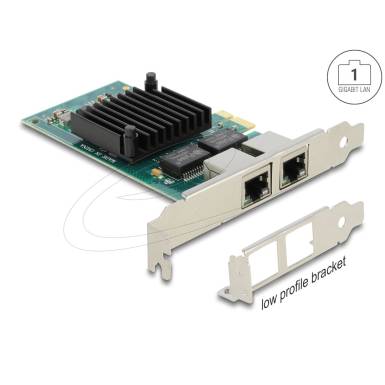 DeLock PCI Express x1 Card 2xRJ45 Gigabit LAN 88502 DeLock PCI Express x1 Card 2xRJ45 Gigabit LAN 88502