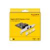 DeLock PCI Express Network Card Gigabit LAN 2xRJ45 88615