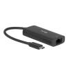 Club3D USB‑C to RJ45 10G Ethernet Black CAC-2531