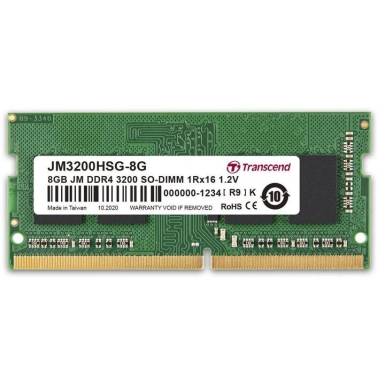 Transcend 8GB DDR4 3200MHz SODIMM JM3200HSG-8G