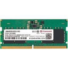 Transcend 8GB DDR5 4800MHz SODIMM JM4800ASG-8G Transcend 8GB DDR5 4800MHz SODIMM JM4800ASG-8G