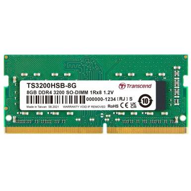 Transcend 8GB DDR4 3200MHz SODIMM TS3200HSB-8G Transcend 8GB DDR4 3200MHz SODIMM TS3200HSB-8G