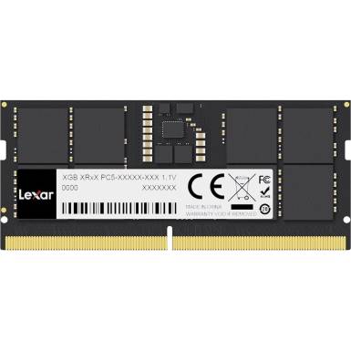 Lexar 16GB DDR5 4800MHz SODIMM Black LD5DS016G-B4800GSST Lexar 16GB DDR5 4800MHz SODIMM Black LD5DS016G-B4800GSST