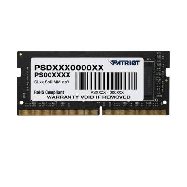 Patriot 8GB DDR4 3200MHz SODIMM Signature Line Black PSD48G320082S Patriot 8GB DDR4 3200MHz SODIMM Signature Line Black PSD48G320082S