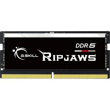 G.SKILL 64GB DDR5 5600MHz SODIMM Ripjaws Black F5-5600S4645A64GX1-RS G.SKILL 64GB DDR5 5600MHz SODIMM Ripjaws Black F5-5600S4645A64GX1-RS