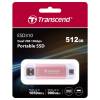 Transcend 512GB USB3.0/USB Type-C ESD310C Pink TS512GESD310P