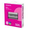 A-Data 500GB USB3.2 Type-C SD810 Silver Grey SD810-500G-CSG