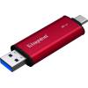 Kingston 2TB USB3.2 Dual Portable SSD Red SPSD/2TB