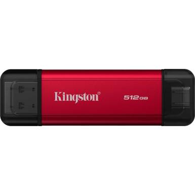 Kingston 512GB USB3.2 Dual Portable SSD Red SPSD/512GB Kingston 512GB USB3.2 Dual Portable SSD Red SPSD/512GB