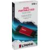 Kingston 512GB USB3.2 Dual Portable SSD Red SPSD/512GB