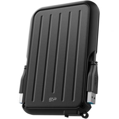 Silicon Power 5TB USB3.2 Armor A66 Black SP050TBPHD66LS3K Silicon Power 5TB USB3.2 Armor A66 Black SP050TBPHD66LS3K
