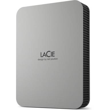 LaCie 4TB 2,5" USB3.1 Type-C Moon Silver STLP4000400 LaCie 4TB 2,5" USB3.1 Type-C Moon Silver STLP4000400