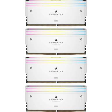 Corsair 64GB DDR5 6000MHz Kit(4x16GB) Dominator Titanium RGB White CMP64GX5M4B6000C36W