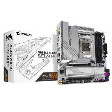 Gigabyte B650M AORUS ELITE AX ICE B650M AORUS ELITE AX ICE