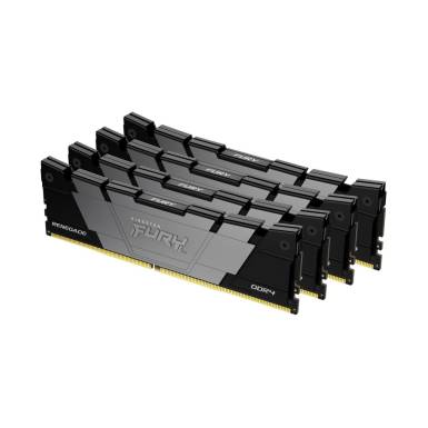 Kingston 64GB DDR4 3600MHz Kit(4x16GB) Fury Renegade Black KF436C16RB12K4/64 Kingston 64GB DDR4 3600MHz Kit(4x16GB) Fury Renegade Black KF436C16RB12K4/64