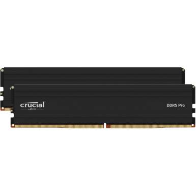 Crucial 64GB DDR5 5600MHz Kit(2x32GB) Pro Black CP2K32G56C46U5 Crucial 64GB DDR5 5600MHz Kit(2x32GB) Pro Black CP2K32G56C46U5