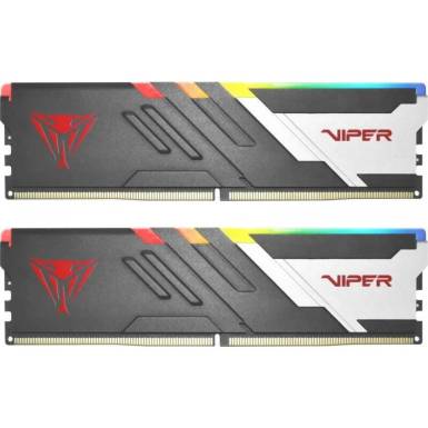 Patriot 32GB DDR5 6400MHz Kit(2x16GB) Viper RGB Black/White PVVR532G640C32K Patriot 32GB DDR5 6400MHz Kit(2x16GB) Viper RGB Black/White PVVR532G640C32K