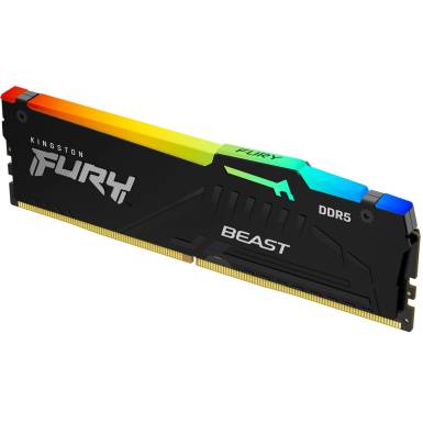 Kingston 16GB DDR5 6000MHz Fury Beast RGB Black KF560C30BBEA-16 Kingston 16GB DDR5 6000MHz Fury Beast RGB Black KF560C30BBEA-16