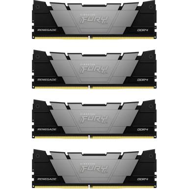 Kingston 32GB DDR4 3600MHz Kit(4x8GB) Kingston Fury Renegade Black KF436C16RB2K4/32 Kingston 32GB DDR4 3600MHz Kit(4x8GB) Kingston Fury Renegade Black KF436C16RB2K4/32