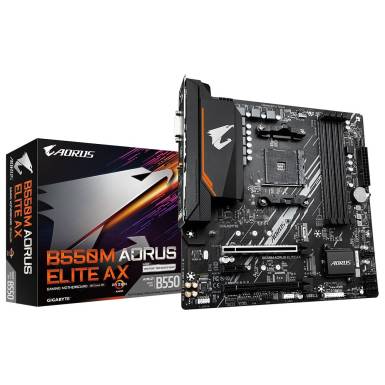 Gigabyte B550M AORUS ELITE AX B550M AORUS ELITE AX Gigabyte B550M AORUS ELITE AX B550M AORUS ELITE AX