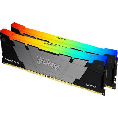 Kingston 64GB DDR4 3600MHz Kit(2x32GB) Fury Renegade RGB Black KF436C18RB2AK2/64