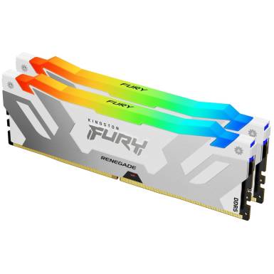 Kingston 32GB DDR5 6800MHz Kit(2x16GB) Fury Beast RGB Expo White KF568C34BWEAK2-32 Kingston 32GB DDR5 6800MHz Kit(2x16GB) Fury Beast RGB Expo White KF568C34BWEAK2-32