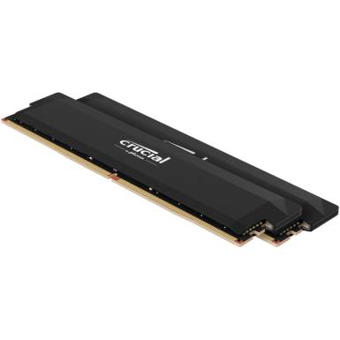 Crucial 32GB DDR5 6400MHz Kit(2x16GB) Pro Black CP2K16G64C38U5B Crucial 32GB DDR5 6400MHz Kit(2x16GB) Pro Black CP2K16G64C38U5B