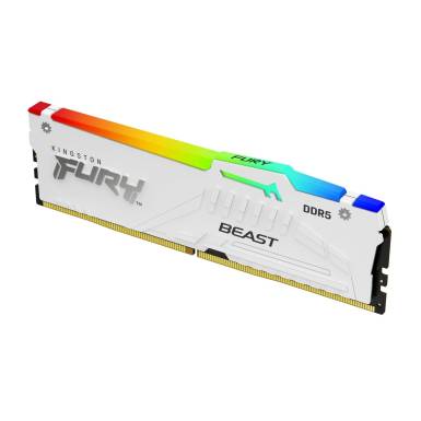 Kingston 32GB DDR5 6000MHz Fury Beast RGB White KF560C30BWEA-32 Kingston 32GB DDR5 6000MHz Fury Beast RGB White KF560C30BWEA-32