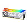 Kingston 48GB DDR5 8400MHz Kit(2x24GB) Fury Renegade RGB White/Silver KF584CU40RWAK2-48