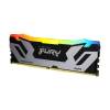 Kingston 24GB DDR5 8400MHz Fury Renegade RGB Black/Silver KF584CU40RSA-24