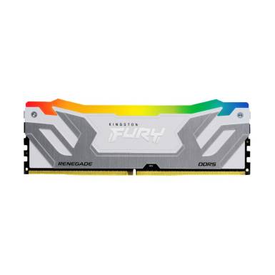 Kingston 24GB DDR5 8400MHz Fury Renegade RGB White/Silver KF584CU40RWA-24 Kingston 24GB DDR5 8400MHz Fury Renegade RGB White/Silver KF584CU40RWA-24