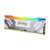 Kingston 24GB DDR5 8400MHz Fury Renegade RGB White/Silver KF584CU40RWA-24