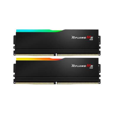 G.SKILL 32GB DDR5 6000MHz Kit(2x16GB) Ripjaws M5 RGB Black F5-6000J2836G16GX2-RM5RK G.SKILL 32GB DDR5 6000MHz Kit(2x16GB) Ripjaws M5 RGB Black F5-6000J2836G16GX2-RM5RK