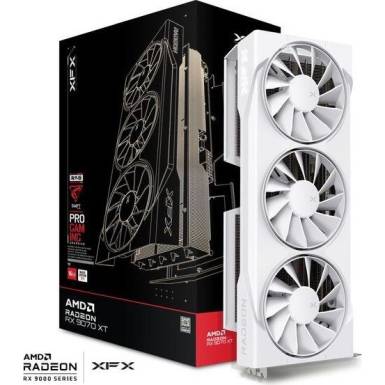 XFX RX9070 XT 16GB DDR6 Swift Gaming White RX-97TSWF3W9 XFX RX9070 XT 16GB DDR6 Swift Gaming White RX-97TSWF3W9