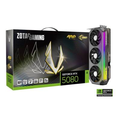 Zotac GeForce RTX5080 16GB DDR7 AMP Extreme Infinity ZT-B50800B-10P Zotac GeForce RTX5080 16GB DDR7 AMP Extreme Infinity ZT-B50800B-10P