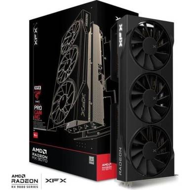 XFX RX9070 16GB DDR6 Triple Fan Gaming Edition OC RX-97SWFB3B9 XFX RX9070 16GB DDR6 Triple Fan Gaming Edition OC RX-97SWFB3B9