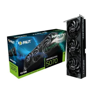 Palit GeForce RTX5070 12GB DDR7 Infinity 3 NE75070019K9-GB2050S Palit GeForce RTX5070 12GB DDR7 Infinity 3 NE75070019K9-GB2050S
