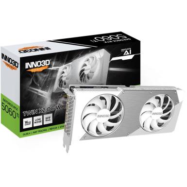 Inno3D GeForce RTX5060 Ti 16GB DDR7 Twin X2 OC White N506T2-16D7X-191073W Inno3D GeForce RTX5060 Ti 16GB DDR7 Twin X2 OC White N506T2-16D7X-191073W